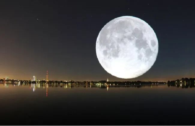 ما تفسير حلم رؤية القمر كبير وقريب في المنام لابن سيرين